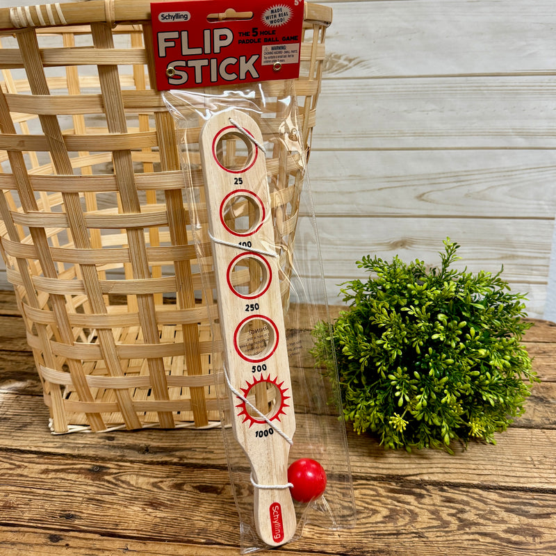 Flip the Stick Paddle Ball Game