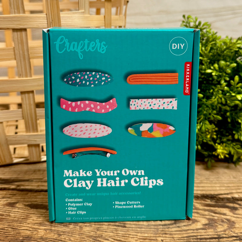 Make Your Own Clay Hair Clips