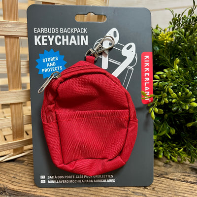 Earbuds Backpack Keychain