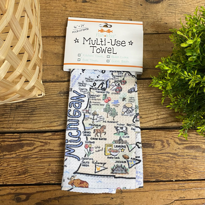 Michigan Tea Towel