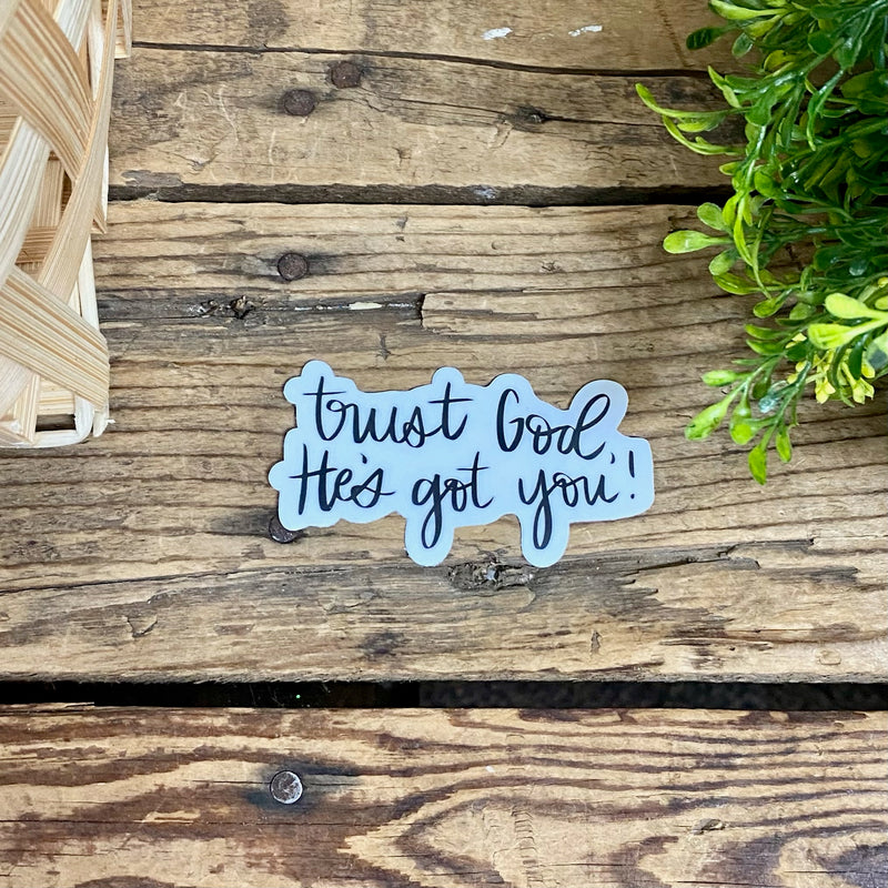 Trust God Sticker