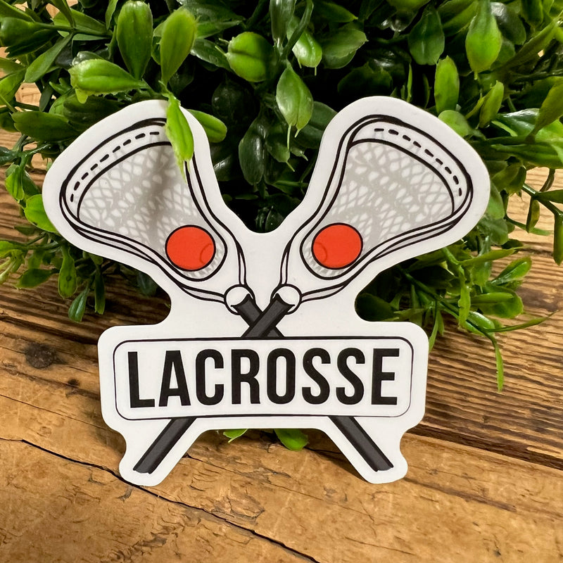 Lacrosse Sticks Sticker