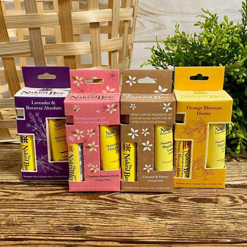 Naked Bee Pocket Pack Gift Sets