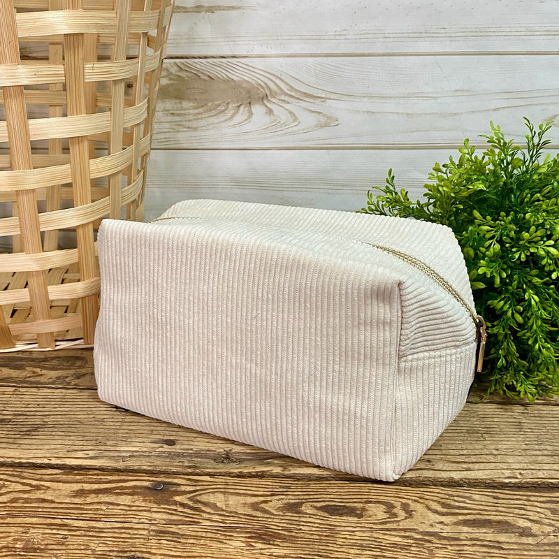 Corduroy Cosmetic Bags