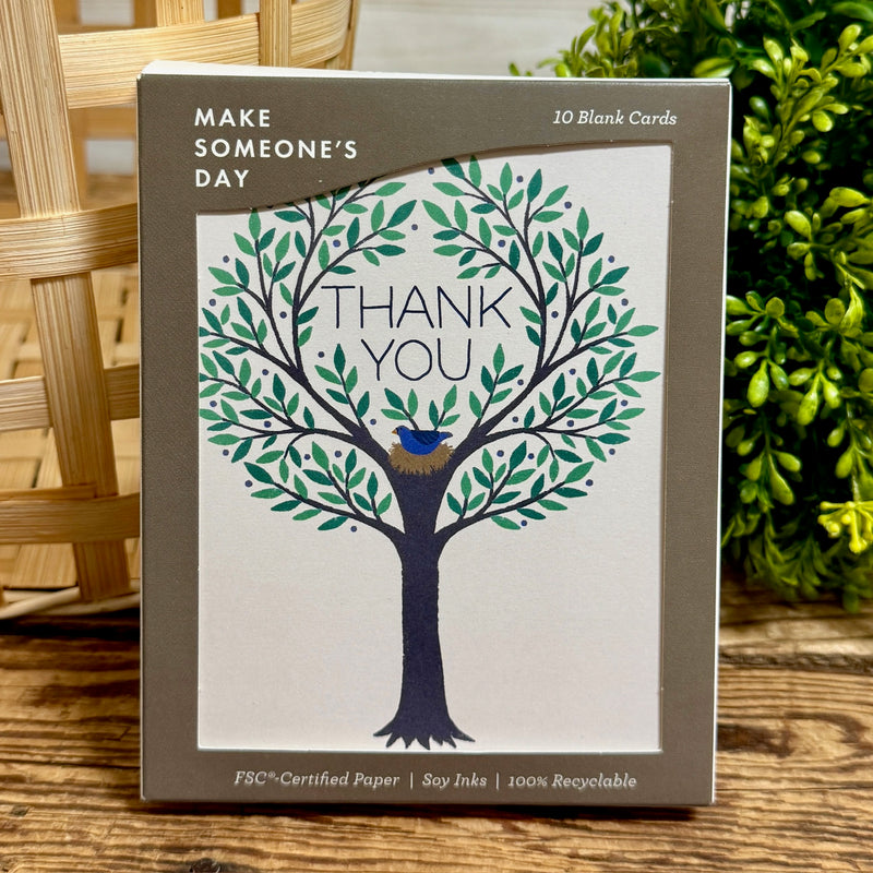 Nested Tree Boxed Thank You Cards