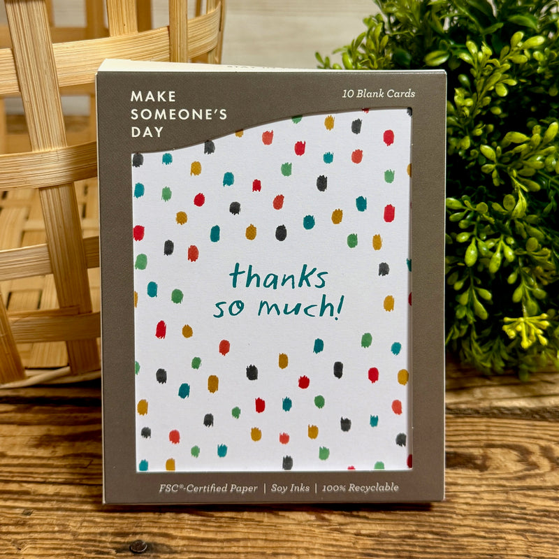 Confetti Boxed Thank You Cards