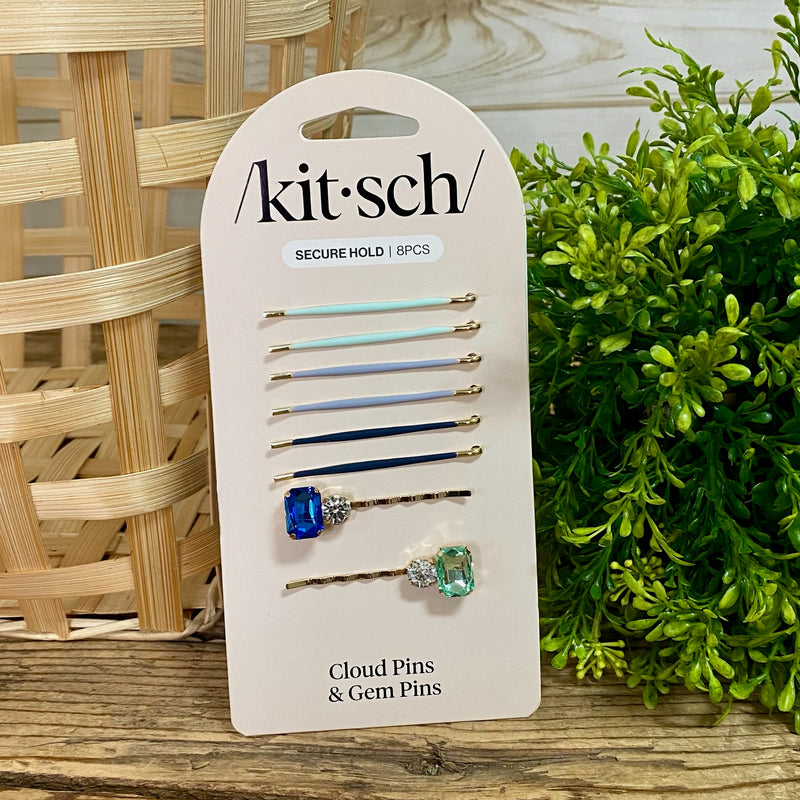 Bobby Pin Cloud & Gem 8 Piece Set by Kitsch