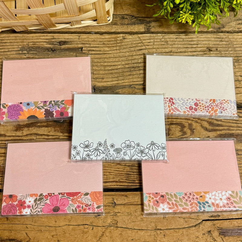 Floral Post-It Notes