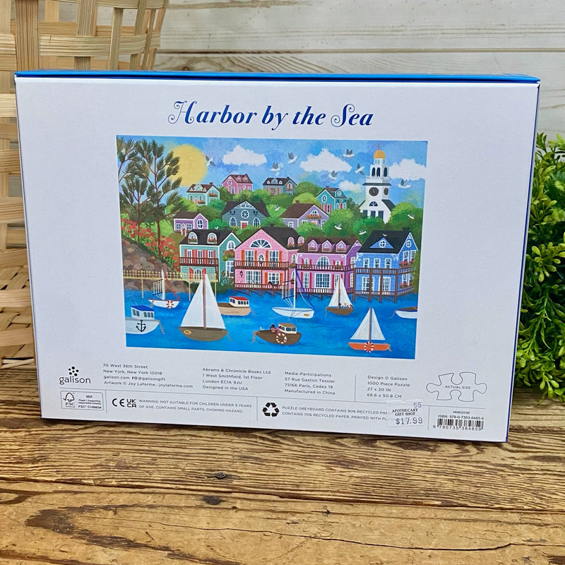 Harbor By The Sea Puzzle 1000 Piece