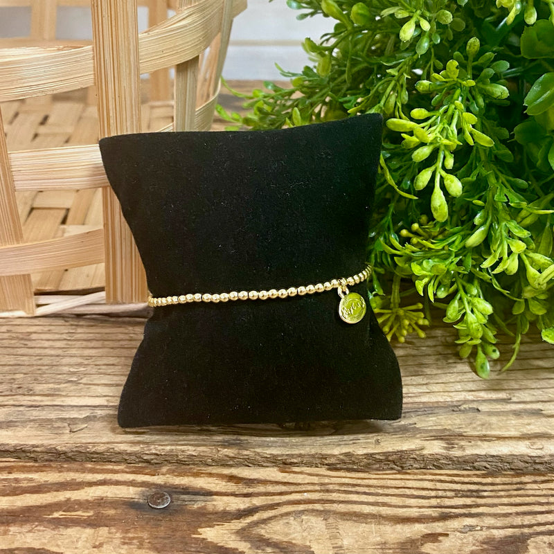 Gold Beaded Bracelets