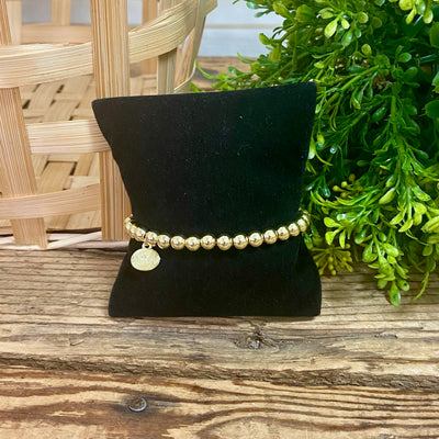 Gold Beaded Bracelets