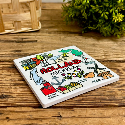 Holland Landmarks Custom Coaster