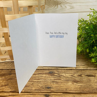 Seagull Lady Birthday Card