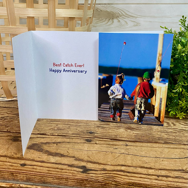 Fishing Anniversary Card