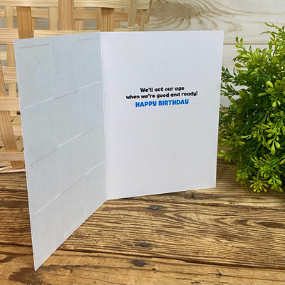 Silly Cat Birthday Card