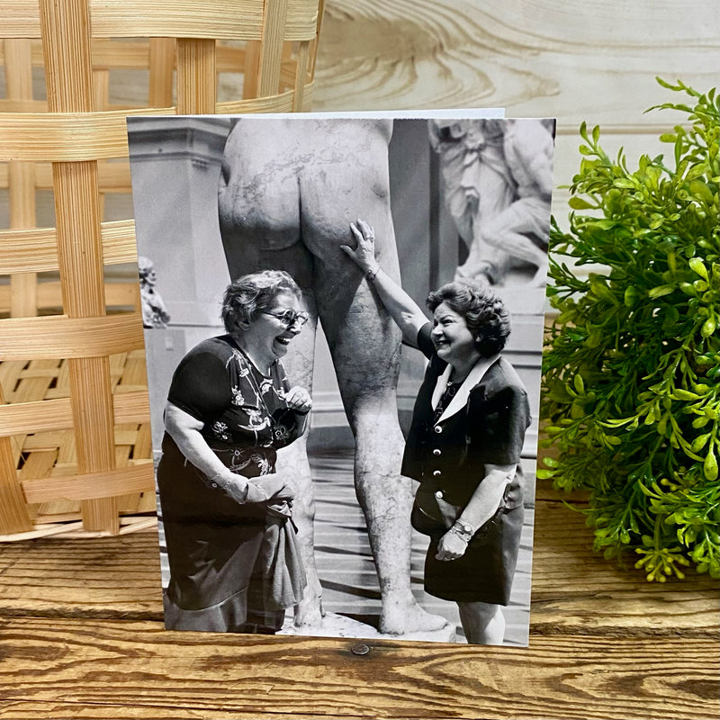 Statue Ladies Funny Birthday Card