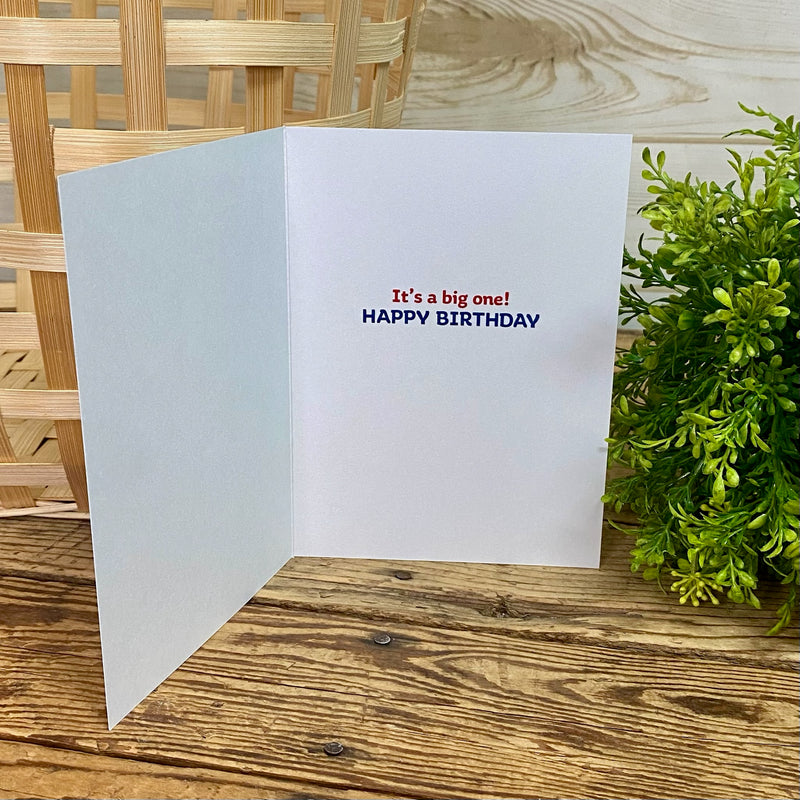 Plunger Bear Birthday Card