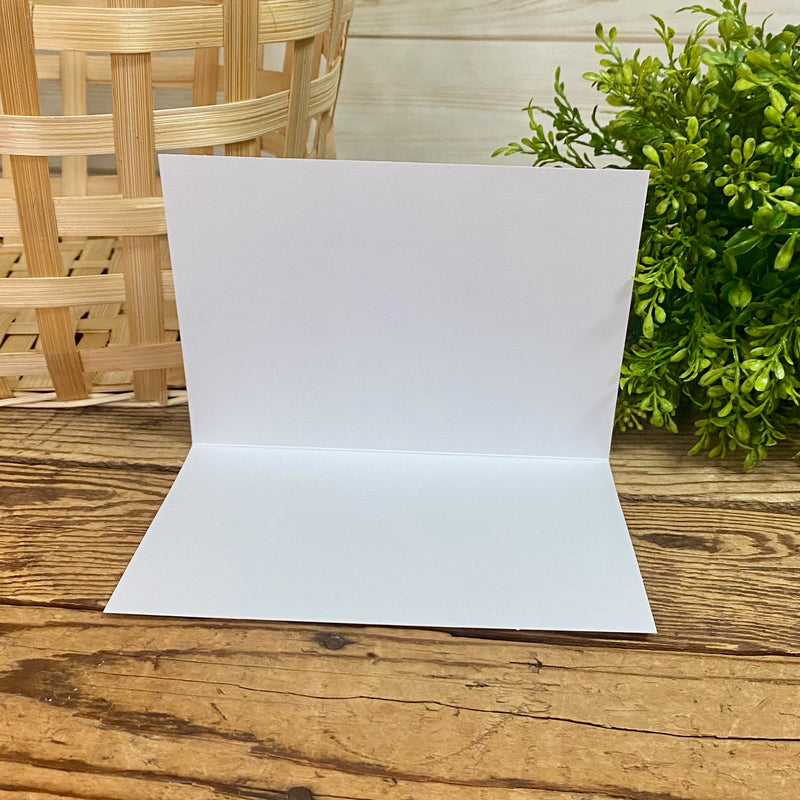 Pansies Blank Card