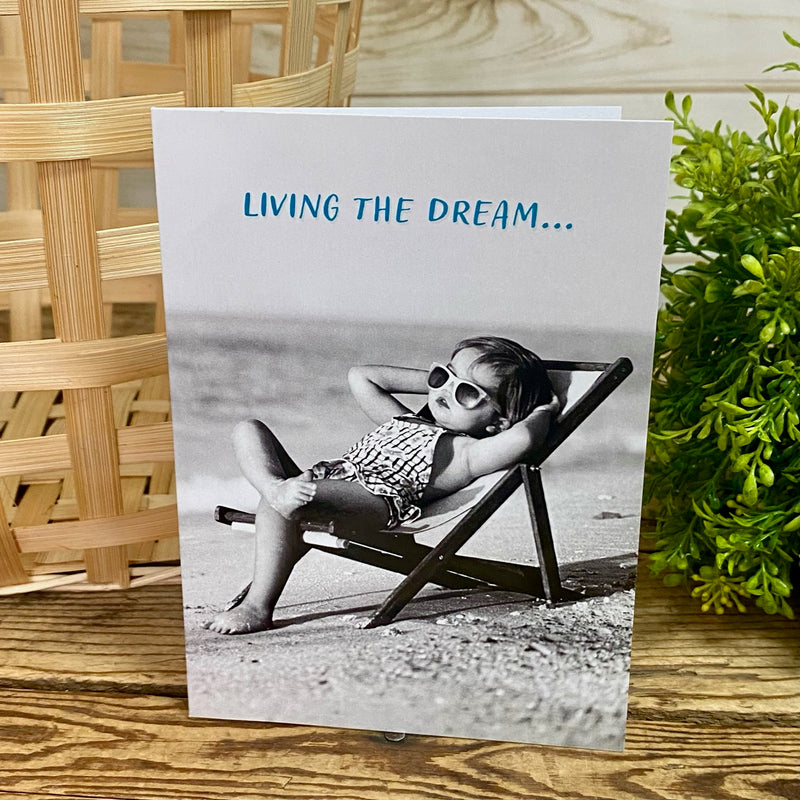 Kid Relaxing Birthday Card