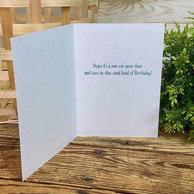 Kid Relaxing Birthday Card