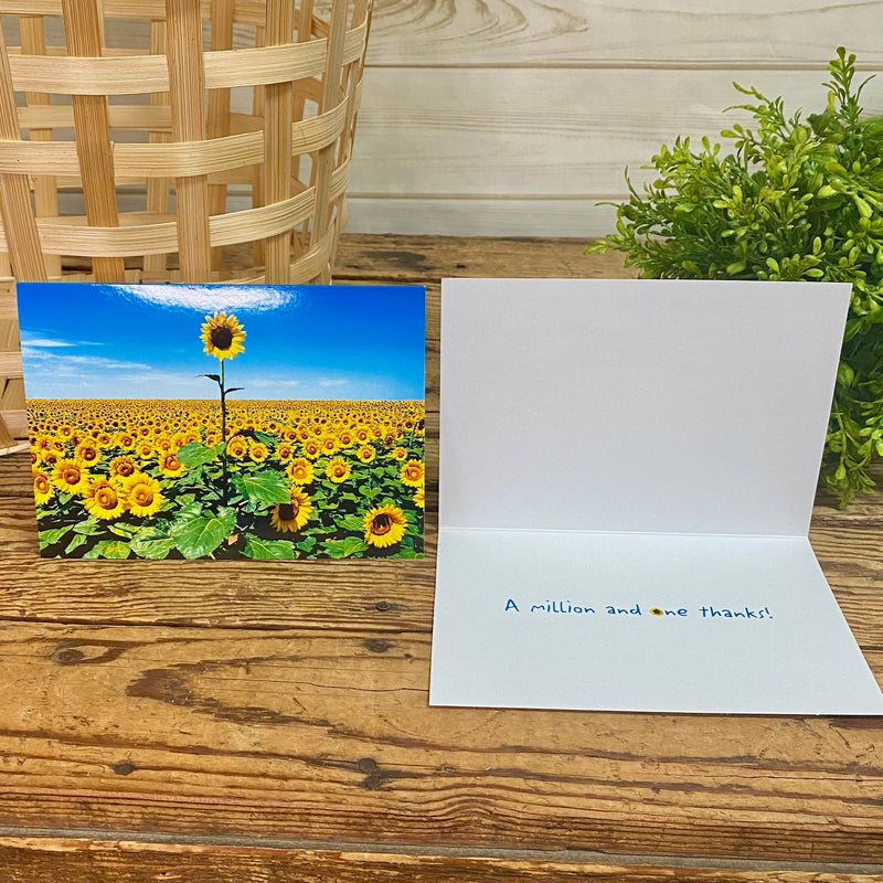 Sunflower Thank You Card