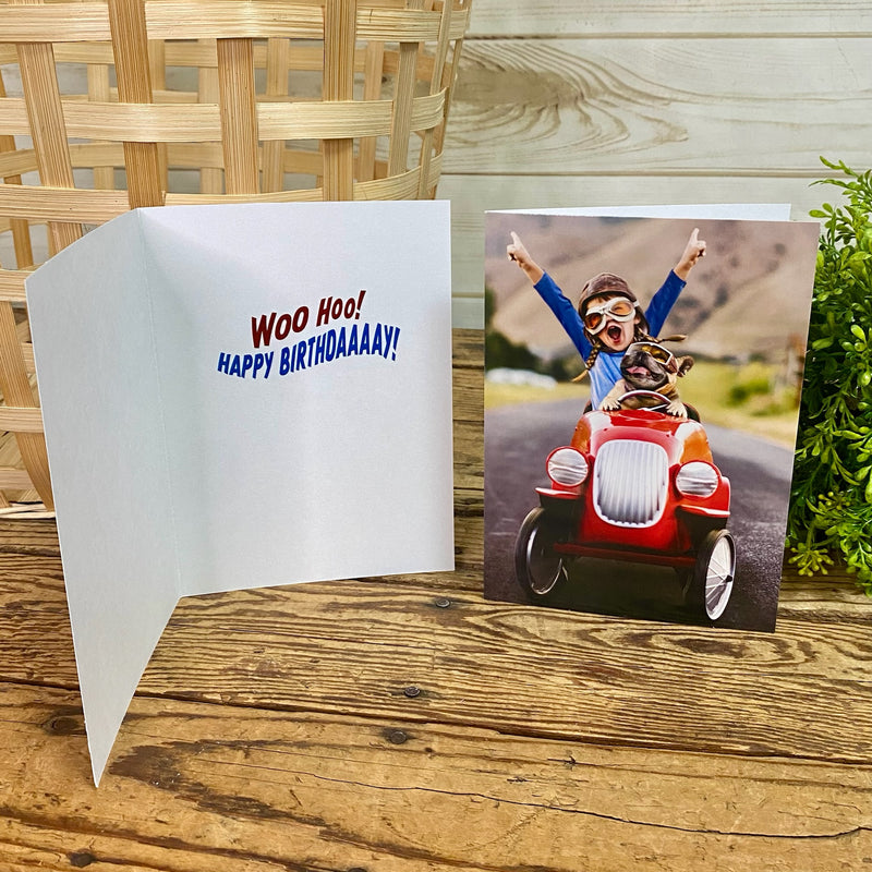Driving Birthday Card