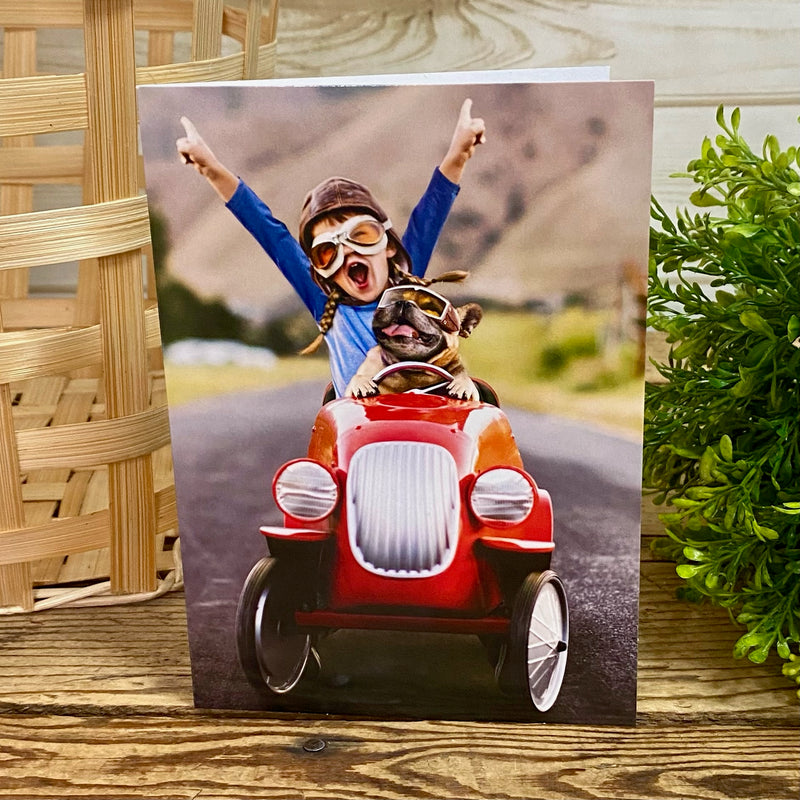 Driving Birthday Card