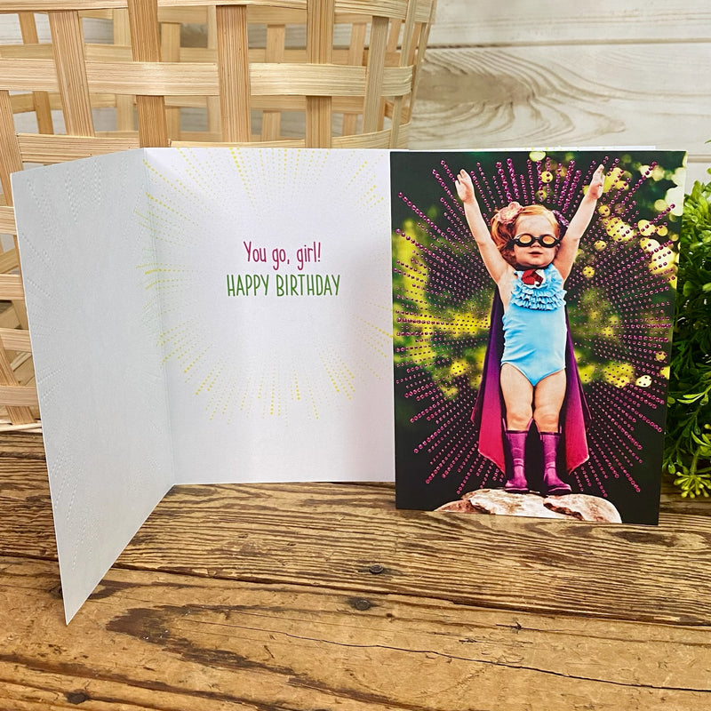 Superhero Birthday Card