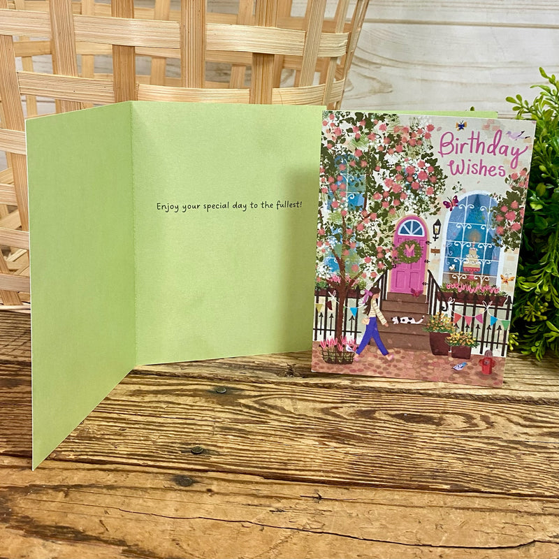 Townhouse Birthday Card