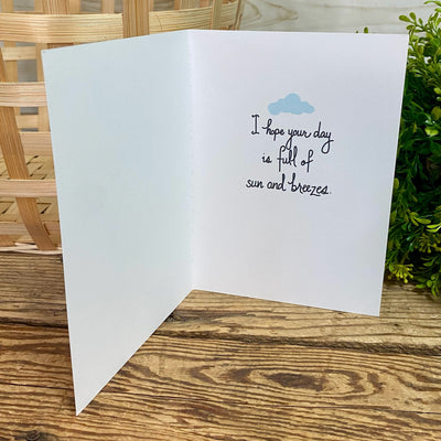 Seaside Cake Birthday Card