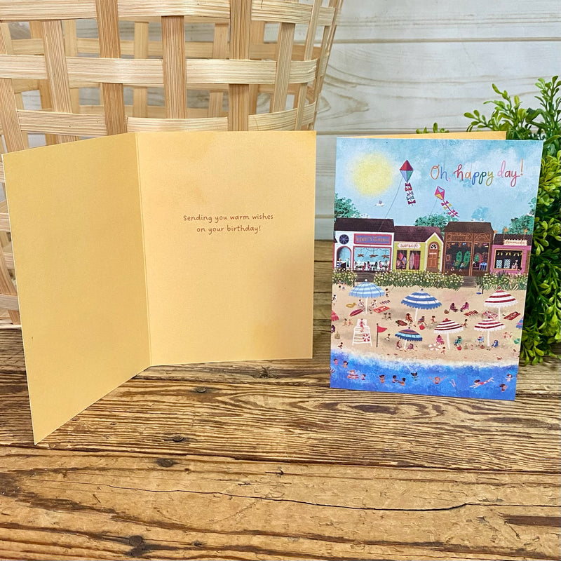 Happy Beach Day Birthday Card