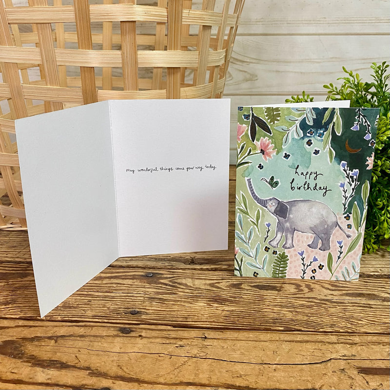 Elephant Birthday Card