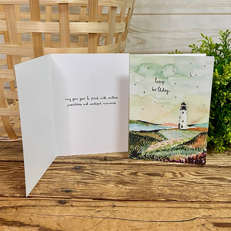 Lighthouse Birthday Card