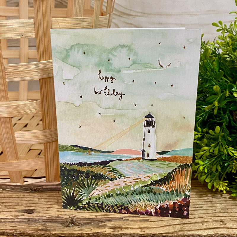 Lighthouse Birthday Card