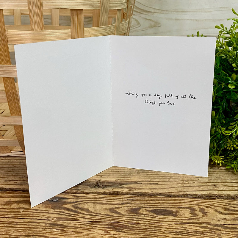Flower Market Happy Birthday Card