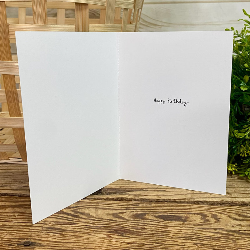 Starry Night Camping Birthday Card