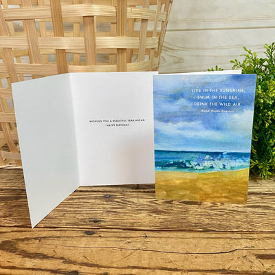 Beach Birthday Card