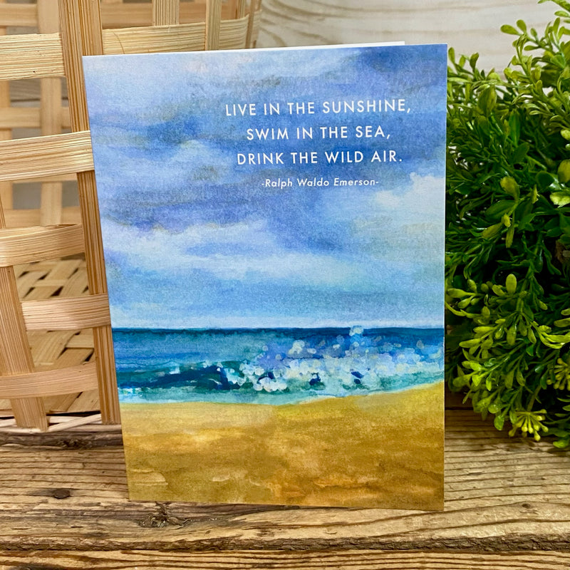 Beach Birthday Card