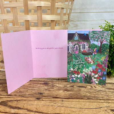 Garden Party Birthday Card