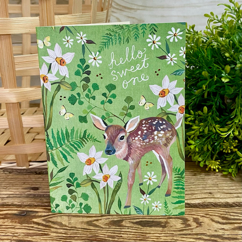 Fawn Baby Card