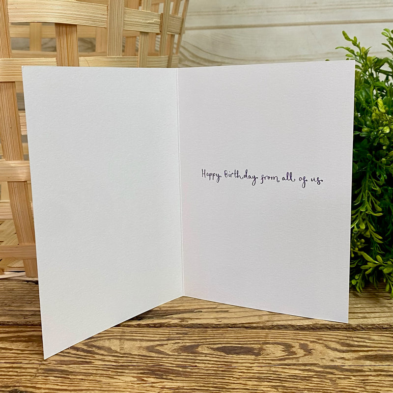 Cows Heard Birthday Card