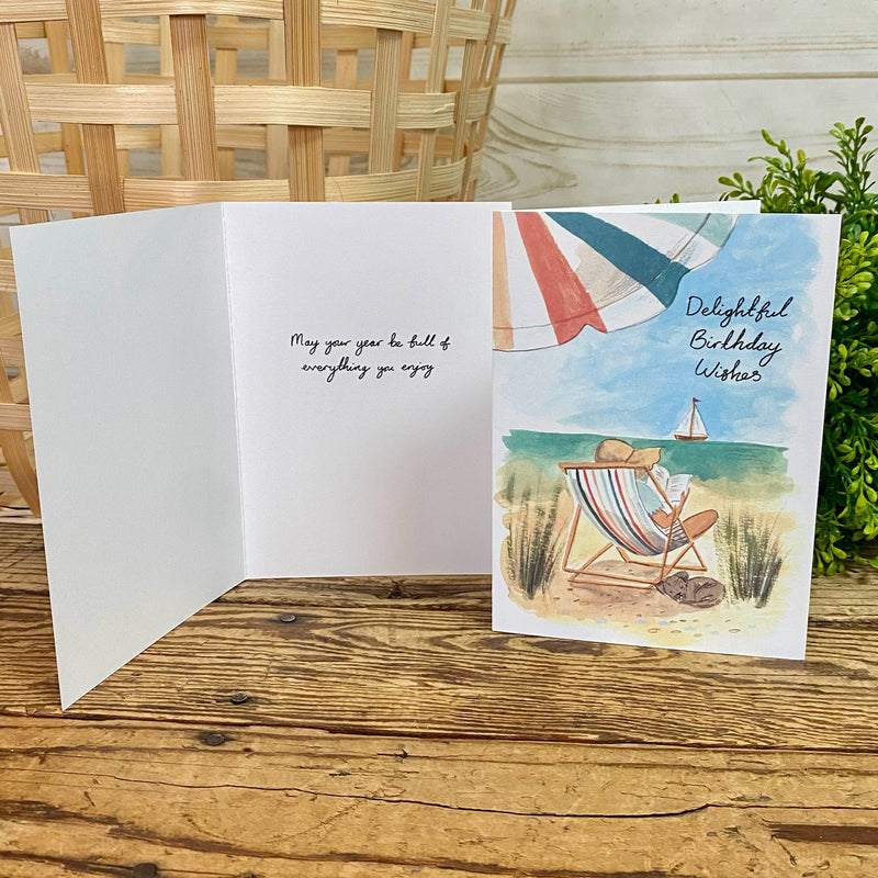Beach Chair Birthday Card