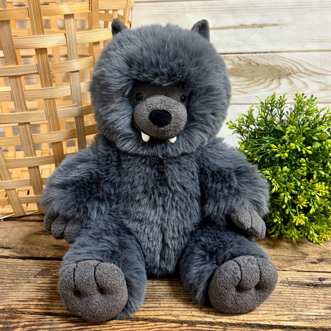 ⭐︎フルフィー　グレー/ふぉわどーる⭐︎ Jellycat Wilf Wolf 🐺 It's incredibly fluffy and soft，definitely