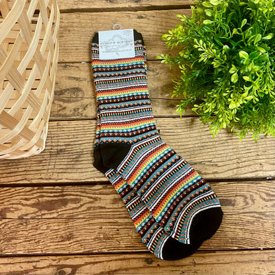 World's Softest Weekend Boho Crew Socks