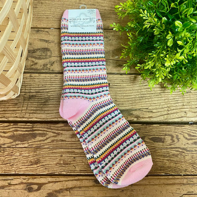 World's Softest Weekend Boho Crew Socks