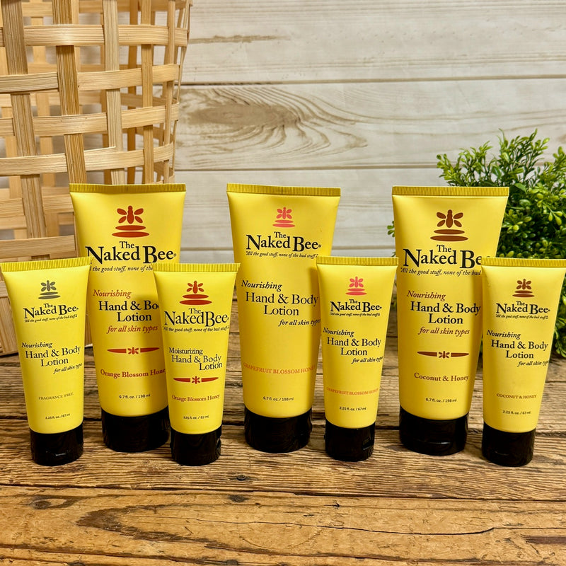 Naked Bee Moisturizing Hand & Body Lotions - Apothecary Gift Shop