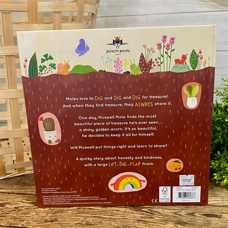 Muswell Mole and the Buried Treasure Jellycat Book