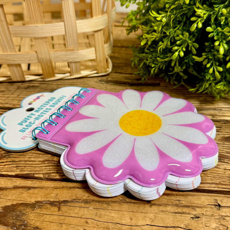 Puffy Daisy Notepad