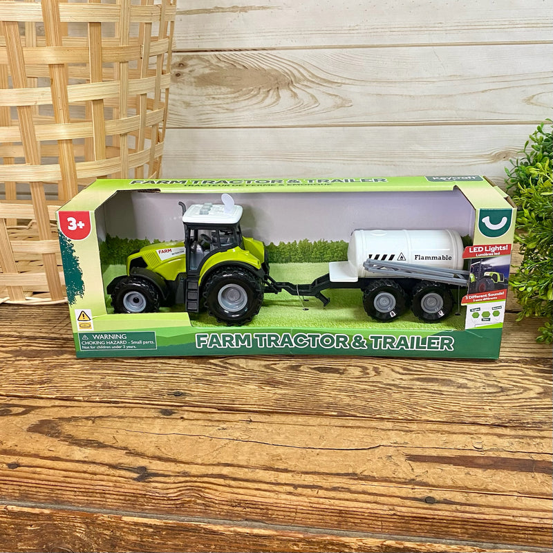 Farm Tractors with Trailer