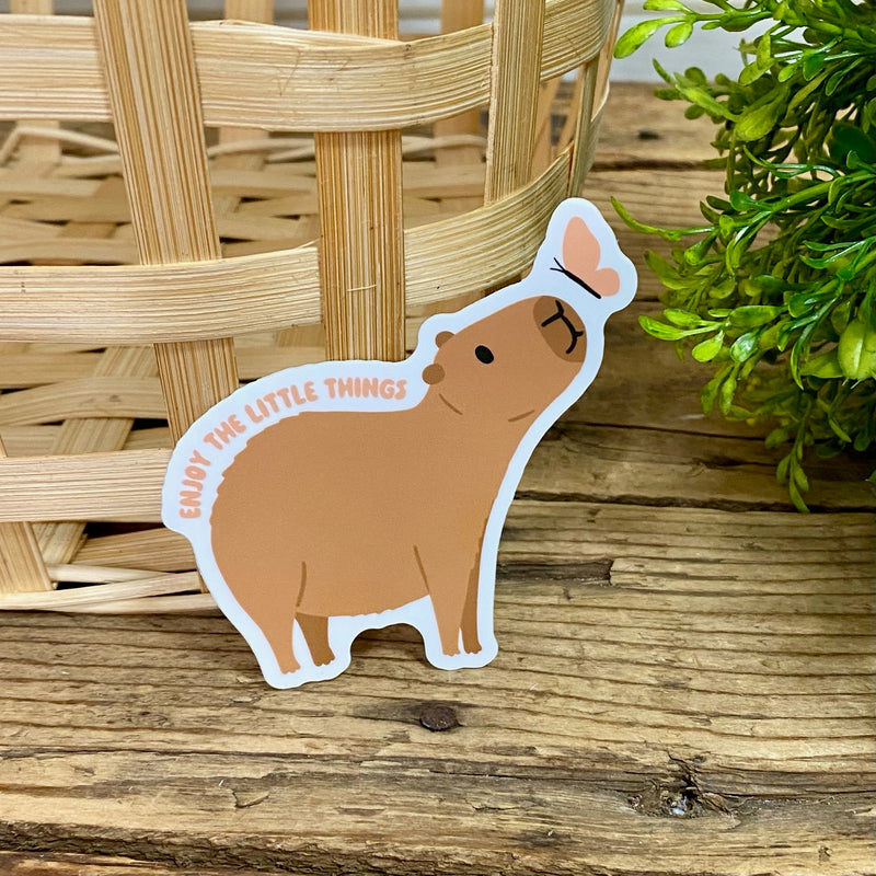 Enjoy The Little Things Sticker